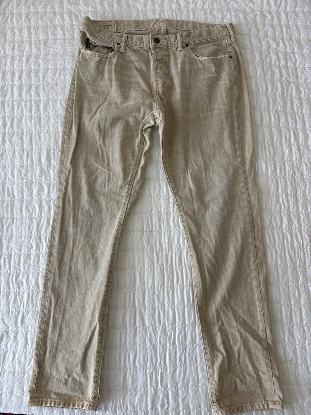 Abercrombie & Fitch Jeans in Beige